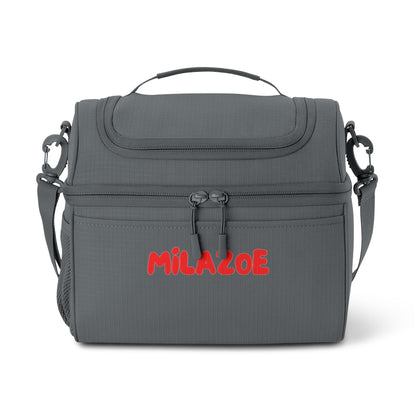 Insulated Lunch Cooler Bag — Personalized "MILAZOE" Outdoor Picnic Cooler