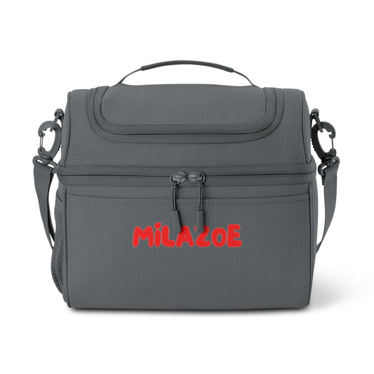Insulated Lunch Cooler Bag — Personalized "MILAZOE" Outdoor Picnic Cooler