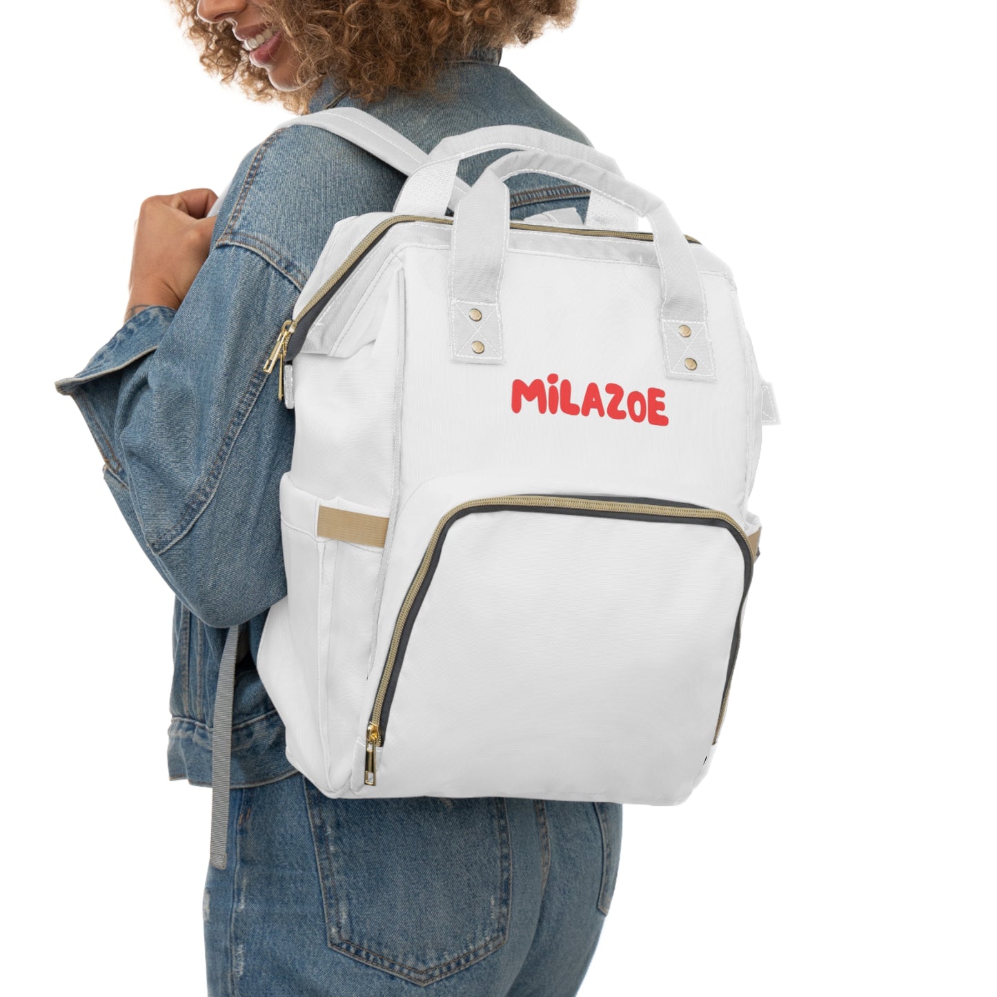 Multifunctional Diaper Backpack – Spacious Baby Care Organizer with Insulated Bottle Pockets