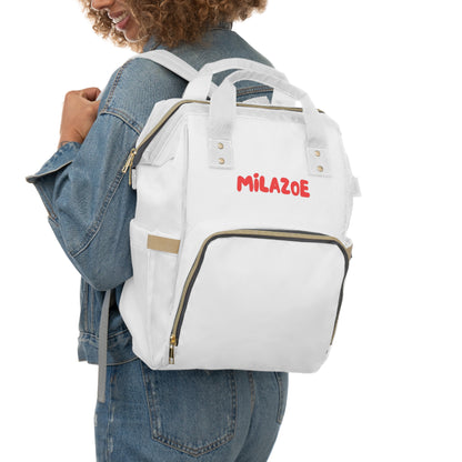 Multifunctional Diaper Backpack – Spacious Baby Care Organizer with Insulated Bottle Pockets